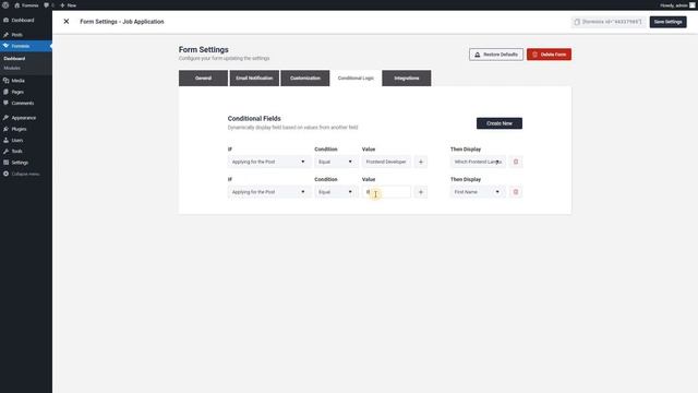 How to Set Conditional Logic in WordPress Forms | Forminix - WordPress Form Builder смотреть онлайн