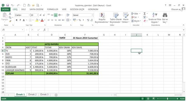 Excel Yazdırma İşlemleri 24. video | Müslüm GÜZEL смотреть онлайн