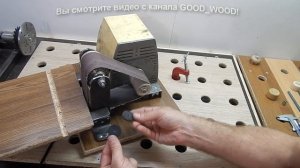 Как сделать ленточный гриндер из станка Умелые руки, без токарных работ. 2.