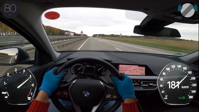 BMW 118i F40 (2020) AUTOBAHN POV TOP SPEED ?