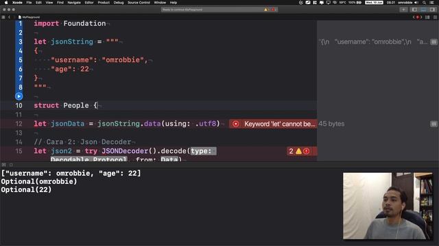 Swift - JSONSerialization & JSONDecoder смотреть онлайн
