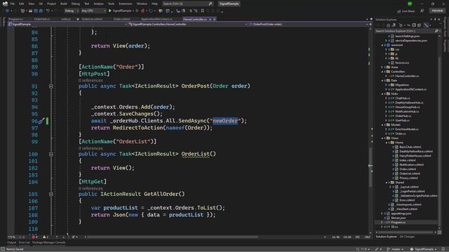 Использование SignalR в ASP.NET, обновление веб страниц 2 смотреть онлайн