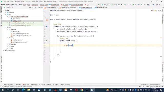 How to make Splash Screen in Java and Android Studio Tutorial 2023 смотреть онлайн
