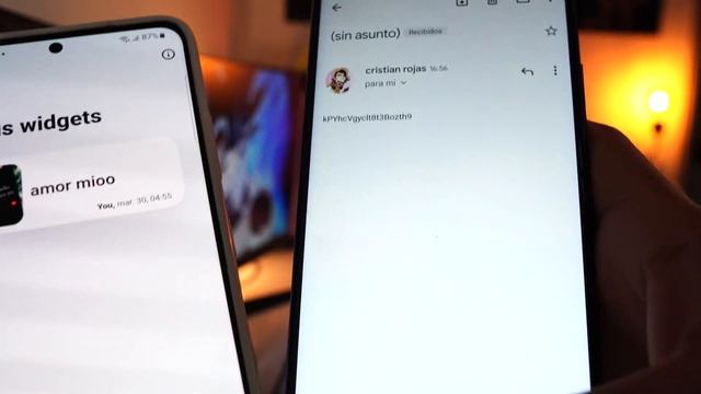 Como ENVIAR NOTAS e IMAGENES al INICIO de otro TELÉFONO смотреть онлайн