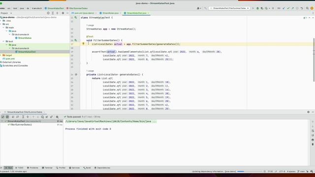 سلسلة تعلم البرمجة Java hands On streams Filtering Dates смотреть онлайн