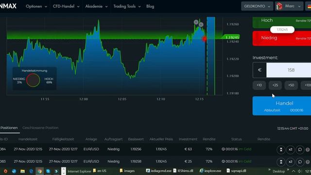 Wie man ein 1021 EURO Trading-Konto erfolgreich vergrößert Tag 9 смотреть онлайн