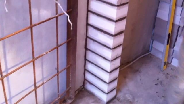 Тамбурная перегородка из силикатного кирпича(разметка) смотреть онлайн