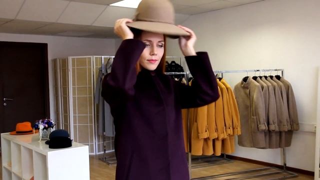 С чем носить шляпы? Пальто EXALTA и шляпы от LANA ANISIMOVA смотреть онлайн