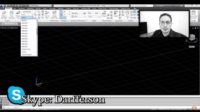 Treinamentos online de AutoCAD Plant 3D, via Skype смотреть онлайн