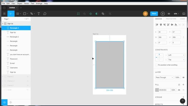 Sign Up design page in figma | Android UI Design | Tutorial смотреть онлайн