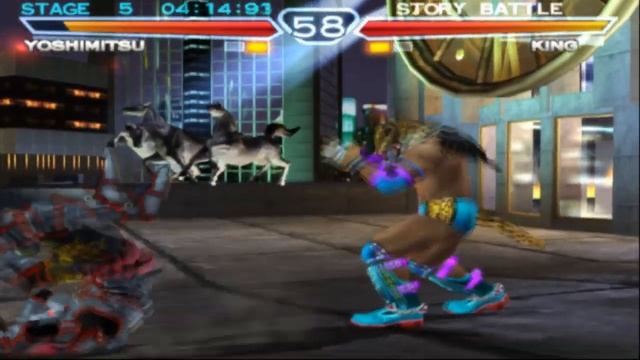 Tekken 4 (PS2) walkthrough - Yoshimitsu смотреть онлайн