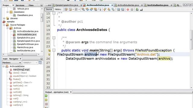 222 DataInputStream y DataOutputStream para archivos de datos en Java смотреть онлайн