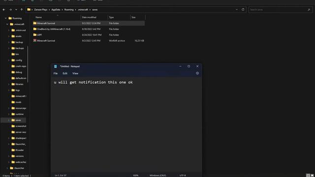 how to open minecraft main directory and add world смотреть онлайн