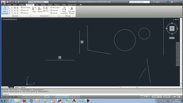 Parametric_Dimension_Autocad_Sample_Video смотреть онлайн