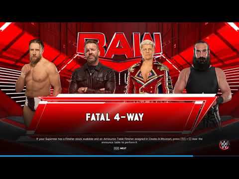 WWE2K23 Elimination Match Bryan Danielson vs Brodie Lee vs Christian vs Cody Rhodes смотреть онлайн