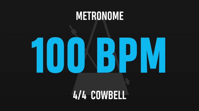 100 BPM 4/4 - Best Metronome (Cowbell) смотреть онлайн