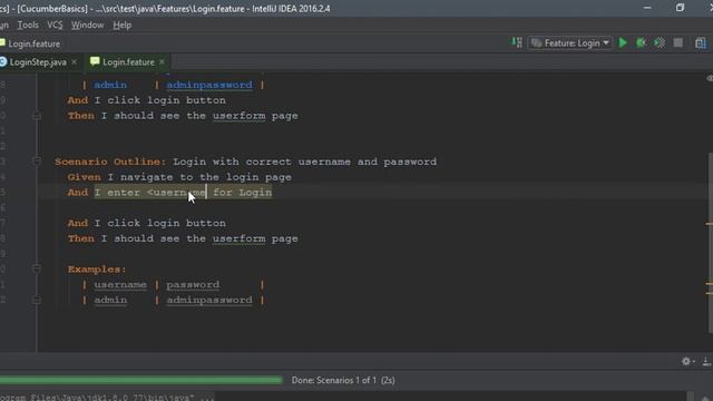 Part 7 - Working with Scenario Outline of Cucumber смотреть онлайн