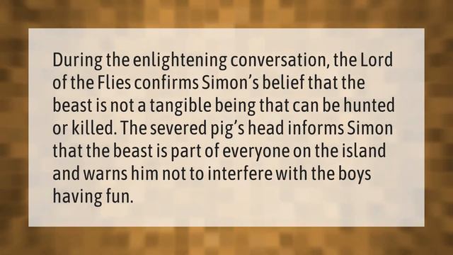 Who is to blame for Simon's death in Lord of the Flies? смотреть онлайн