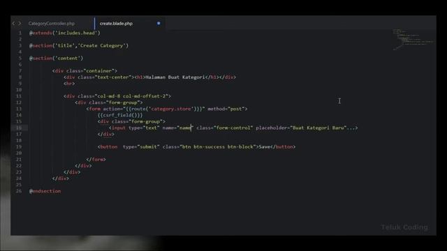 Serial Tutorial Laravel 5.5 - Membuat Blog #9 (CRUD Category 2) смотреть онлайн