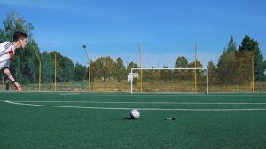 Тренировка сильного удара в футболе | Как я тренирую сильный удар