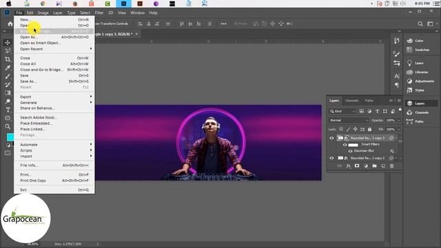 Web Banner AD Design | Photoshop Tutorial смотреть онлайн