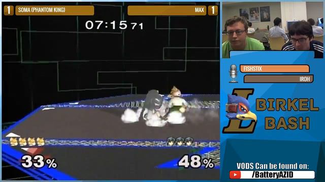 Birkel Bash 22 Melee: Soma (Fox) Vs. Max (Marth, Falco) Loser's Semis смотреть онлайн