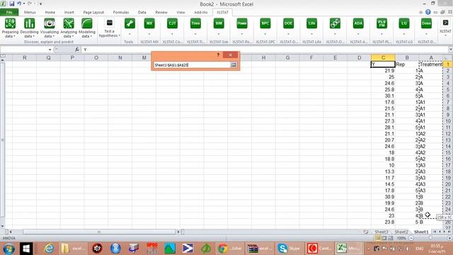 Find Duncan's test (DMRT) with Excel. смотреть онлайн