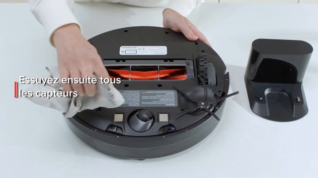 Roborock E5 : Maintenance et entretien nettoyage des capteurs смотреть онлайн