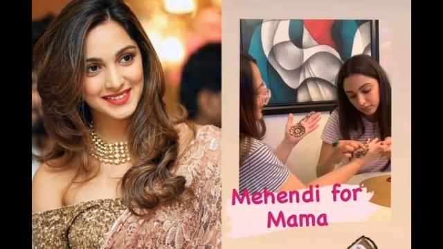 Inside pictures of Mehandi Ceramony, Kiara के हाथों में लगी Sid के नाम की मेहंदी смотреть онлайн