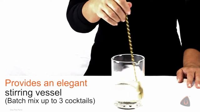 Stir cocktails in comfort with PADDLE GLASS | Bartending with Überbartools™ смотреть онлайн