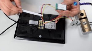 Подключение подъездного домофона через адаптер к видеодомофону