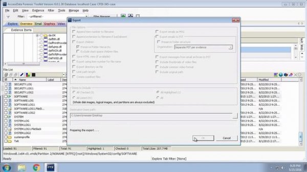 Registry Viewer from FTK