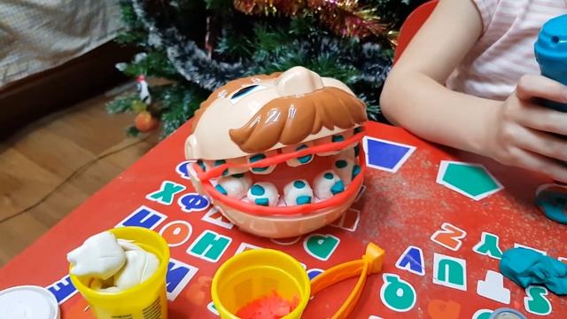 Making Teeth with Play-Do ? Делаем зубы зубастику с Плей-дох ? смотреть онлайн