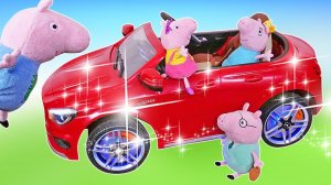 Игрушки Свинка Пеппа выбирают семейный автомобиль. Мультфильм Свинка Пеппа на русском языке
