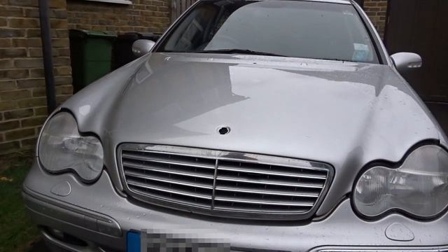 Mercedes Swap Star Bonnet Emblem For Flat Badge - C Class W203