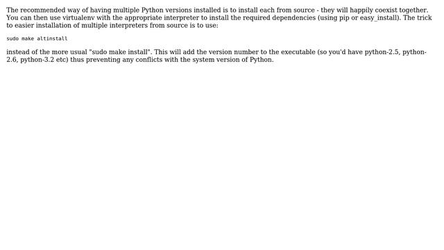 Using different versions of Python (5 Solutions!!) смотреть онлайн
