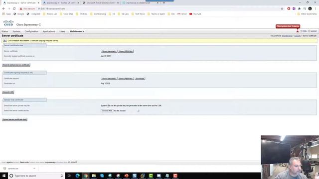 Cisco Expressway Certificates