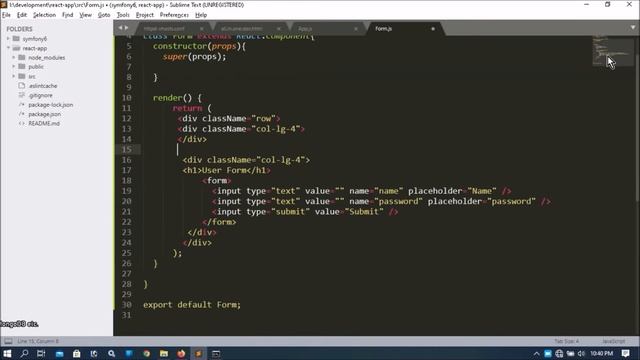 React Basic Form Part-04 | Creation Using Class Component | Node Js | in Hindi / Urdu смотреть онлайн