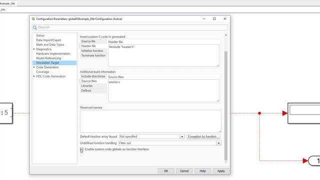 Using the C Caller Block to Call a C Function with a Global Variable Interface смотреть онлайн