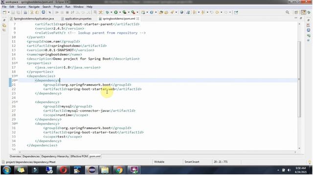 Getting Started with Spring Boot: Spring Boot Project, Initializr, and pom.xml Explained смотреть онлайн