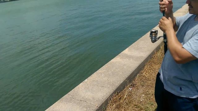 Big black drum at San Jacinto monument. On light t смотреть онлайн