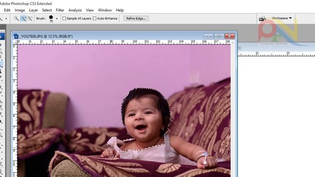 Marathi Photoshop CS 3 E-Learning Selection Tool Gallery----Quick Selection Tool смотреть онлайн