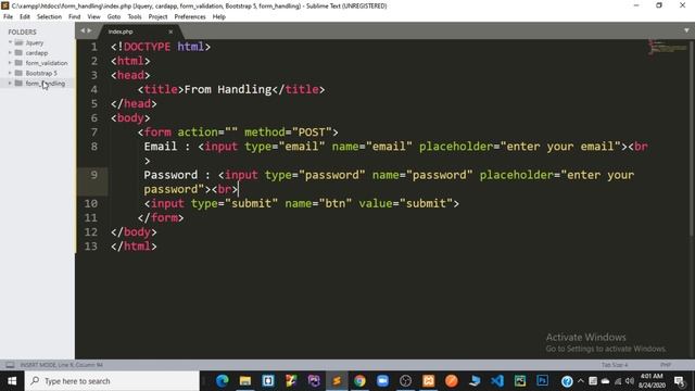 Form handling in php Bangla Tutorial смотреть онлайн