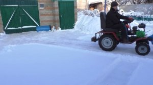 Лопата отвал 1,5 метра .Самодельная на минитрактор .