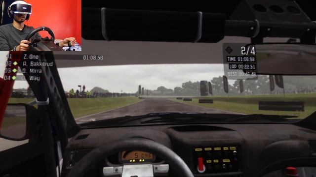 Dirt Rally On PS VR With Logitech G29 - PS4 Pro