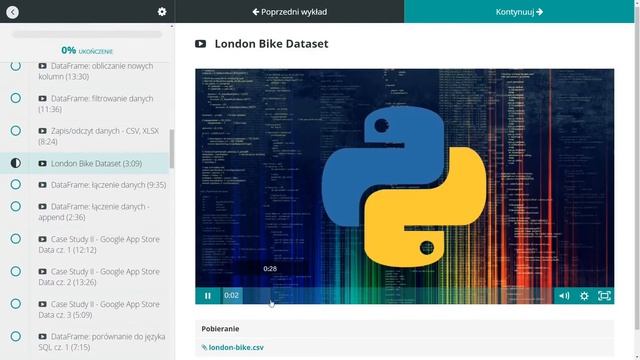 e-smartdata.org - Data Science Bootcamp w języku Python - od A do Z смотреть онлайн