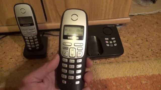 Funktionstest Telefon Siemens Gigaset A165, смотреть онлайн