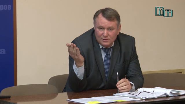 Выступление А.Котлярова на встрече с представителями садовых товариществ в администрации города Ков