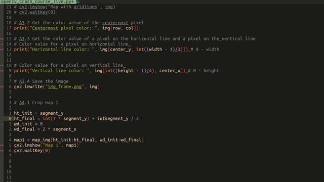 Cropping using OpenCV [Cropping images (OpenCV Crash Course : Chapter 1 - Concept 4, Activity 4)] смотреть онлайн