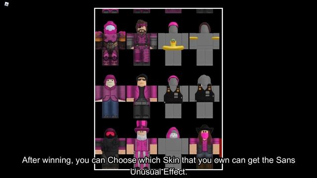 How to get the SANS UNUSUAL EFFECT FOR ANY SKIN & GOODTIME BADGE in ARSENAL! [ROBLOX] смотреть онлайн